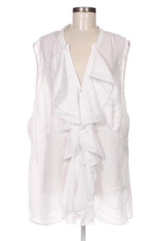 Γυναικείο αμάνικο μπλουζάκι Estelle, Μέγεθος XXL, Χρώμα Λευκό, Τιμή 15,07 €