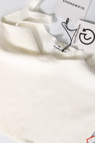 Γυναικείο αμάνικο μπλουζάκι Glamorous, Μέγεθος L, Χρώμα Λευκό, Τιμή 9,87 €