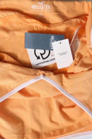 Γυναικείο αμάνικο μπλουζάκι Hollister, Μέγεθος XL, Χρώμα Πορτοκαλί, Τιμή 5,23 €