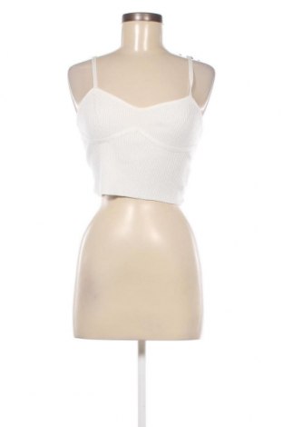Γυναικείο αμάνικο μπλουζάκι Missguided, Μέγεθος M, Χρώμα Λευκό, Τιμή 10,39 €