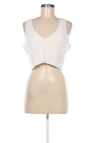 Γυναικείο αμάνικο μπλουζάκι Monki, Μέγεθος XL, Χρώμα Λευκό, Τιμή 8,52 €