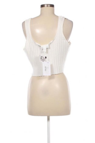 Γυναικείο αμάνικο μπλουζάκι Monki, Μέγεθος XL, Χρώμα Λευκό, Τιμή 8,52 €