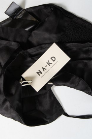 Γυναικείο αμάνικο μπλουζάκι NA-KD, Μέγεθος XS, Χρώμα Μαύρο, Τιμή 4,19 €