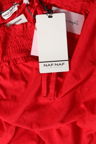 Tricou de damă Naf Naf, Mărime S, Culoare Roșu, Preț 95,39 Lei