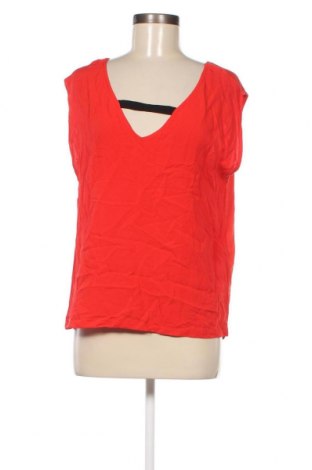 Γυναικείο αμάνικο μπλουζάκι Naf Naf, Μέγεθος XL, Χρώμα Κόκκινο, Τιμή 3,16 €