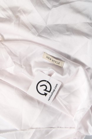 Γυναικείο αμάνικο μπλουζάκι New Style, Μέγεθος L, Χρώμα Λευκό, Τιμή 8,04 €
