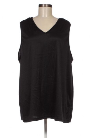 Γυναικείο αμάνικο μπλουζάκι Okay, Μέγεθος 4XL, Χρώμα Μαύρο, Τιμή 7,16 €