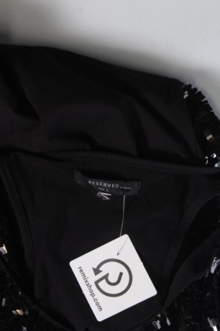 Γυναικείο αμάνικο μπλουζάκι Reserved, Μέγεθος L, Χρώμα Μαύρο, Τιμή 6,13 €