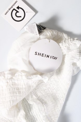 Γυναικείο αμάνικο μπλουζάκι SHEIN, Μέγεθος S, Χρώμα Λευκό, Τιμή 7,79 €