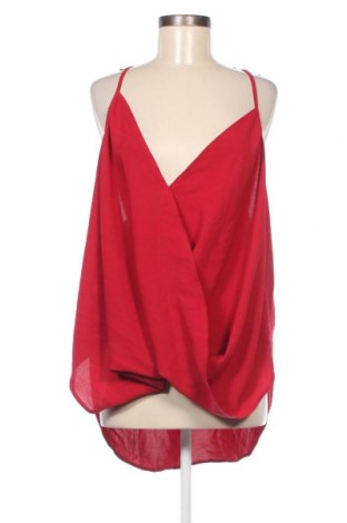 Γυναικείο αμάνικο μπλουζάκι SHEIN, Μέγεθος 4XL, Χρώμα Κόκκινο, Τιμή 5,07 €