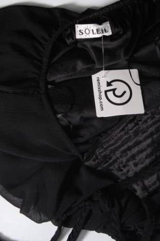 Γυναικείο αμάνικο μπλουζάκι Soleil, Μέγεθος M, Χρώμα Μαύρο, Τιμή 3,03 €