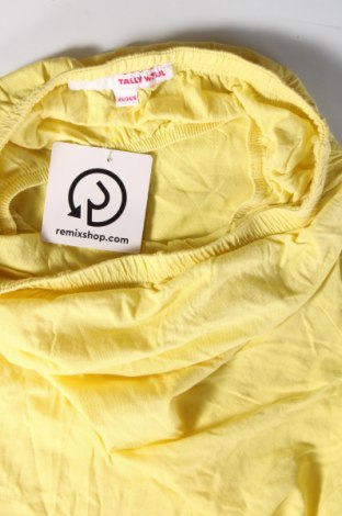 Γυναικείο αμάνικο μπλουζάκι Tally Weijl, Μέγεθος XS, Χρώμα Κίτρινο, Τιμή 2,89 €