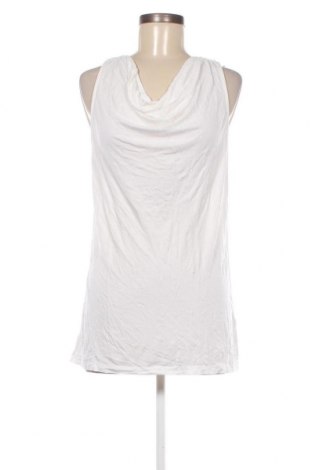 Γυναικείο αμάνικο μπλουζάκι Tom Tailor, Μέγεθος M, Χρώμα Λευκό, Τιμή 2,54 €