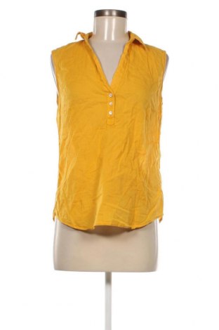 Γυναικείο αμάνικο μπλουζάκι Tom Tailor, Μέγεθος M, Χρώμα Κίτρινο, Τιμή 2,60 €