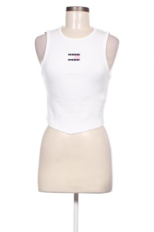 Damska koszulka na ramiączkach Tommy Jeans, Rozmiar M, Kolor Biały, Cena 170,48 zł