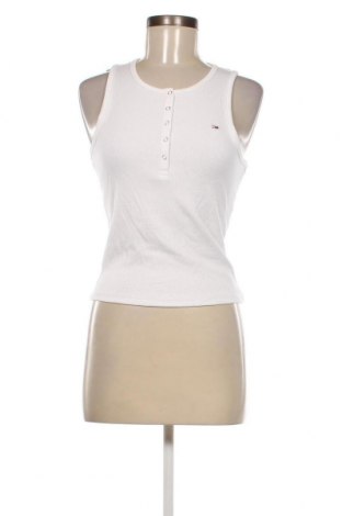 Γυναικείο αμάνικο μπλουζάκι Tommy Jeans, Μέγεθος M, Χρώμα Λευκό, Τιμή 50,72 €