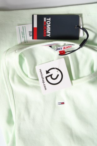Γυναικείο αμάνικο μπλουζάκι Tommy Jeans, Μέγεθος S, Χρώμα Πράσινο, Τιμή 30,43 €