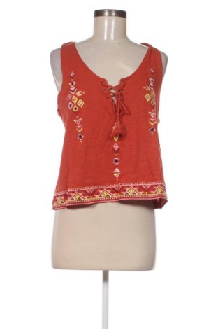 Γυναικείο αμάνικο μπλουζάκι Undiz, Μέγεθος L, Χρώμα Πορτοκαλί, Τιμή 4,78 €
