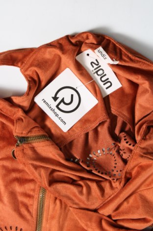 Γυναικείο αμάνικο μπλουζάκι Undiz, Μέγεθος L, Χρώμα Πορτοκαλί, Τιμή 3,74 €