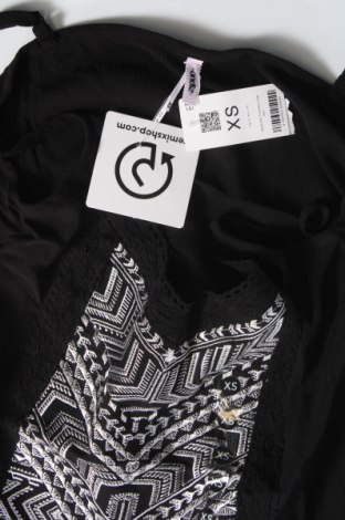 Γυναικείο αμάνικο μπλουζάκι Undiz, Μέγεθος XS, Χρώμα Μαύρο, Τιμή 4,34 €