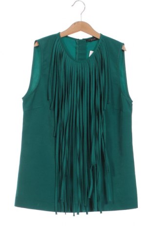Γυναικείο αμάνικο μπλουζάκι Zara, Μέγεθος XS, Χρώμα Πράσινο, Τιμή 3,61 €