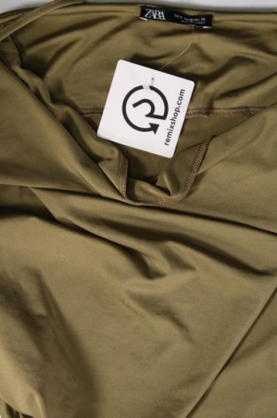 Tricou de damă Zara, Mărime S, Culoare Verde, Preț 26,32 Lei