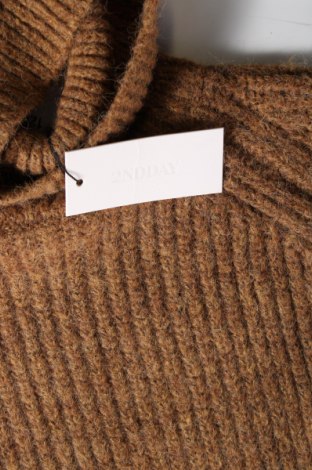 Дамски пуловер 2ND Day, Размер L, Цвят Кафяв, Цена 59,21 лв.