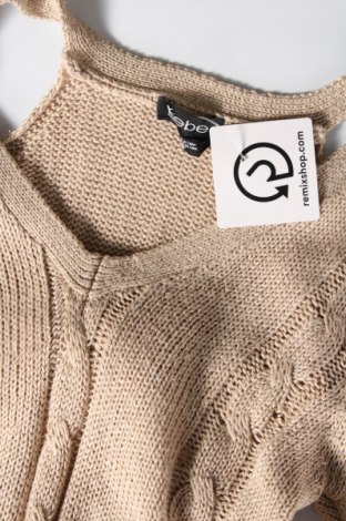 Γυναικείο πουλόβερ Bebe, Μέγεθος S, Χρώμα  Μπέζ, Τιμή 13,51 €