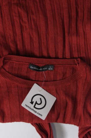 Дамски пуловер Bershka, Размер M, Цвят Червен, Цена 5,22 лв.