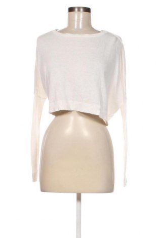 Γυναικείο πουλόβερ Bershka, Μέγεθος S, Χρώμα Λευκό, Τιμή 14,84 €