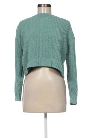 Дамски пуловер Bershka, Размер XS, Цвят Зелен, Цена 6,09 лв.