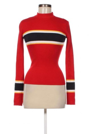 Дамски пуловер Clockhouse, Размер S, Цвят Червен, Цена 29,01 лв.