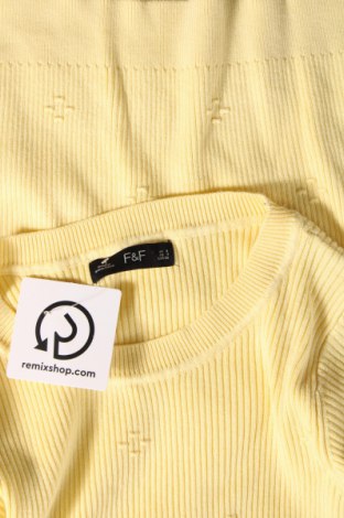 Дамски пуловер F&F, Размер S, Цвят Жълт, Цена 29,00 лв.