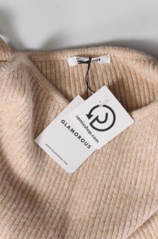 Γυναικείο πουλόβερ Glamorous, Μέγεθος M, Χρώμα  Μπέζ, Τιμή 10,32 €