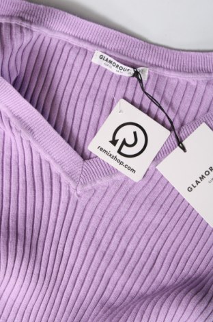Γυναικείο πουλόβερ Glamorous, Μέγεθος 3XL, Χρώμα Βιολετί, Τιμή 11,21 €