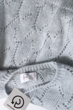 Дамски пуловер Heart Mind, Размер M, Цвят Син, Цена 67,82 лв.
