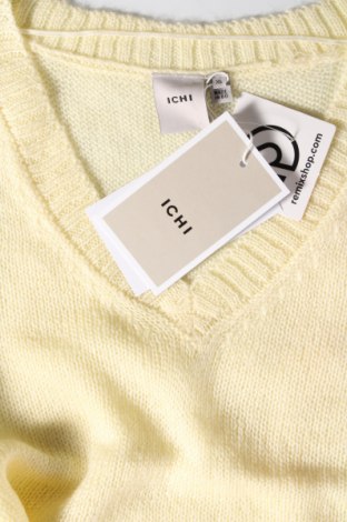 Дамски пуловер Ichi, Размер XL, Цвят Жълт, Цена 26,10 лв.