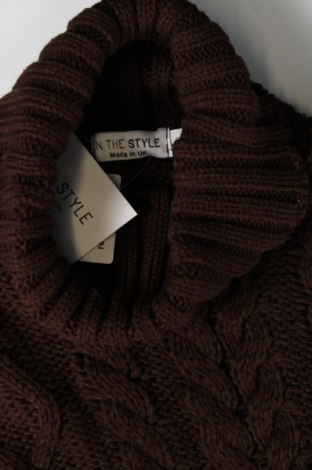 Дамски пуловер In the style, Размер M, Цвят Кафяв, Цена 15,64 лв.