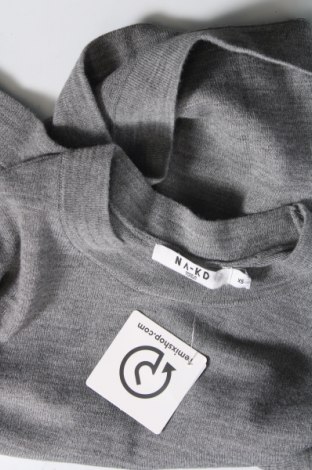 Γυναικείο πουλόβερ NA-KD, Μέγεθος XS, Χρώμα Γκρί, Τιμή 14,84 €