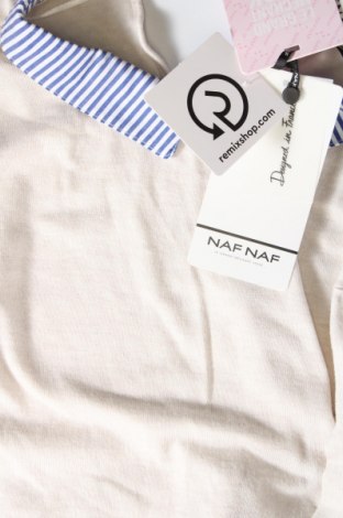 Дамски пуловер Naf Naf, Размер S, Цвят Екрю, Цена 87,00 лв.