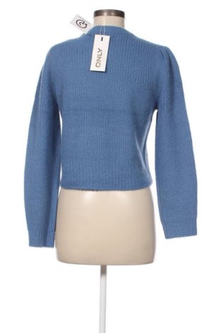 Дамски пуловер ONLY, Размер S, Цвят Син, Цена 18,90 лв.