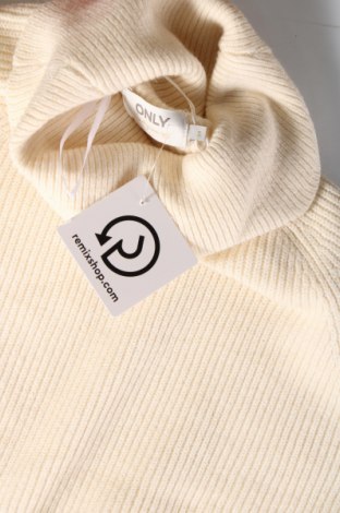 Дамски пуловер ONLY, Размер S, Цвят Екрю, Цена 19,44 лв.