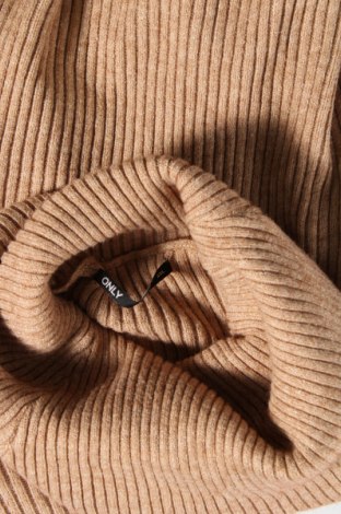 Дамски пуловер ONLY, Размер XXL, Цвят Кафяв, Цена 20,52 лв.