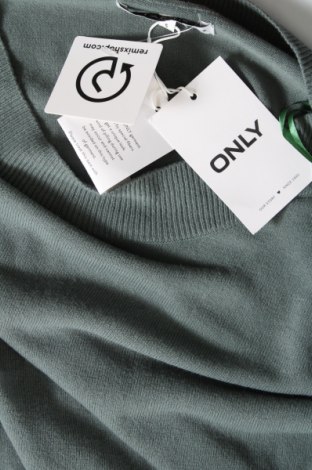 Дамски пуловер ONLY, Размер S, Цвят Зелен, Цена 21,06 лв.