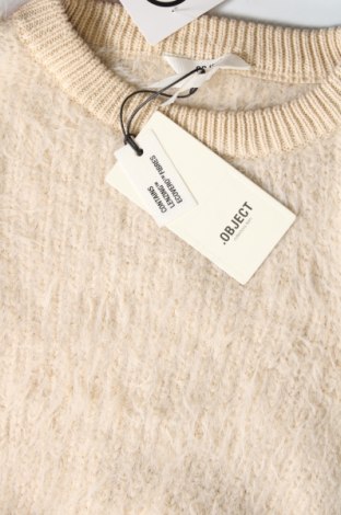 Γυναικείο πουλόβερ Object, Μέγεθος M, Χρώμα  Μπέζ, Τιμή 12,56 €