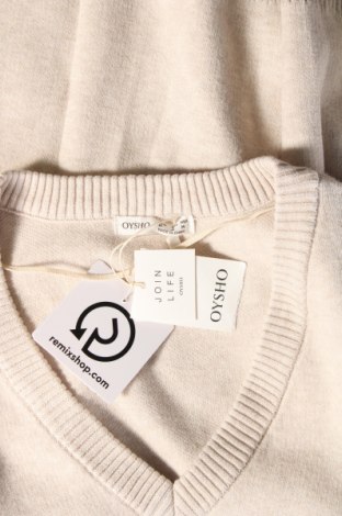 Γυναικείο πουλόβερ Oysho, Μέγεθος M, Χρώμα  Μπέζ, Τιμή 8,97 €