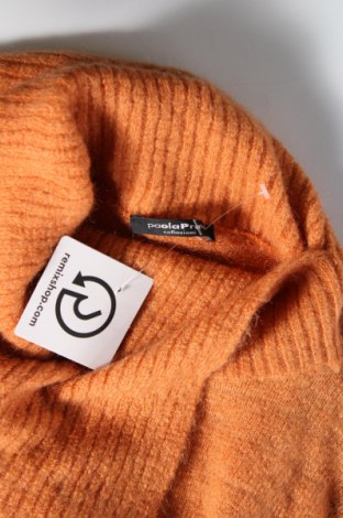Дамски пуловер Paola Prata, Размер L, Цвят Оранжев, Цена 214,66 лв.