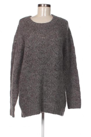 Γυναικείο πουλόβερ Pieces, Μέγεθος L, Χρώμα Γκρί, Τιμή 11,14 €