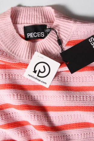 Дамски пуловер Pieces, Размер S, Цвят Розов, Цена 16,20 лв.