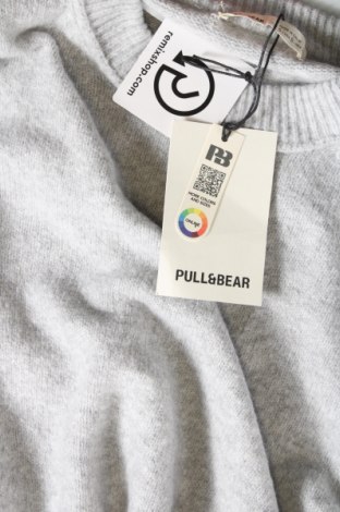 Дамски пуловер Pull&Bear, Размер S, Цвят Сив, Цена 25,76 лв.